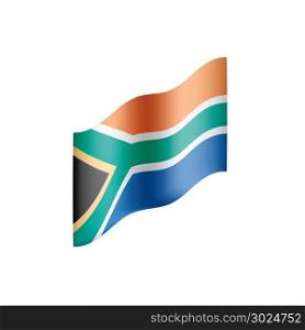 south africa flag, vector illustration. south africa flag, vector illustration on a white background