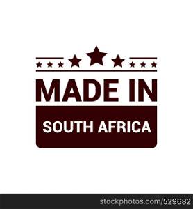 South Africa stamp design vector