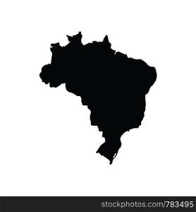 South America Countries Map icon template