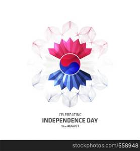 South Korea Independence day card