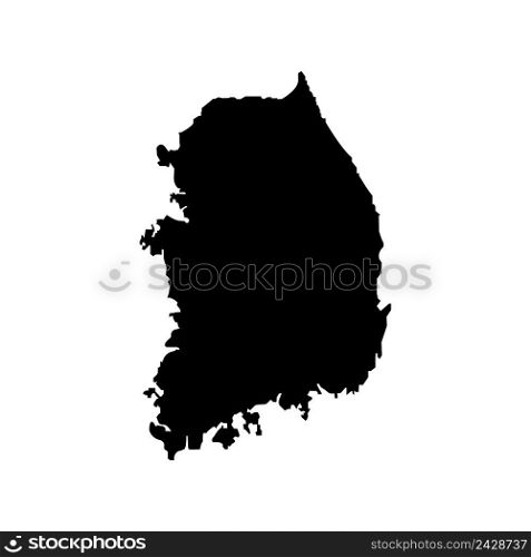 south korea map icon vector illustration design