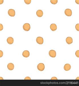Soy beans on white background. Seamless vector pattern