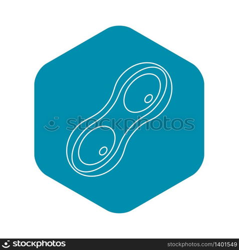 Soy pod icon. Outline illustration of soy pod vector icon for web. Soy pod icon, outline style