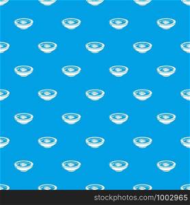 Soy sauce plate pattern vector seamless blue repeat for any use. Soy sauce plate pattern vector seamless blue