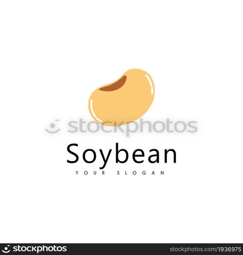 Soybean vector flat illustration. Organic legumes beans