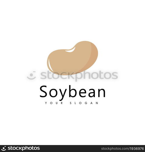 Soybean vector flat illustration. Organic legumes beans