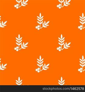 Spa eco leafs pattern vector orange for any web design best. Spa eco leafs pattern vector orange