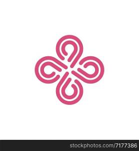 Spa Flower Ornamental Logo Template Illustration Design. Vector EPS 10.