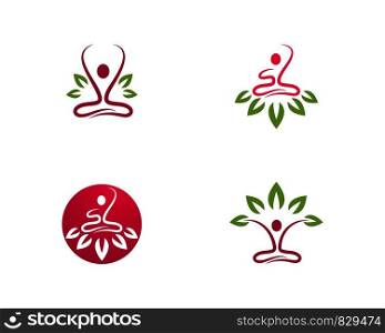 spa logo. Lotus flowers design logo Template icon