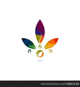 Spa logo lotus wellness salon and business spa logo. Fitness and Health logo design template.