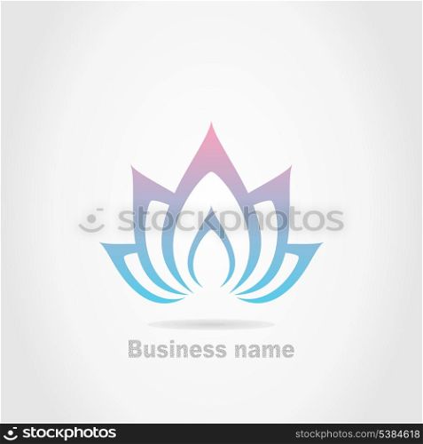 spa therapy a flower. A vector illustration