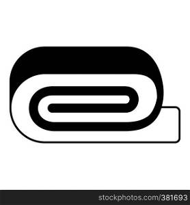 Spa towel icon. Simple illustration of towel vector icon for web design. Spa towel icon, simple style