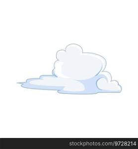 space cloud cartoon. atmosphere summer, cumulus environment, cloudscape blue space cloud sign. isolated symbol vector illustration. space cloud cartoon vector illustration