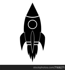 space rocket on white background vector illustration. space rocket on white background