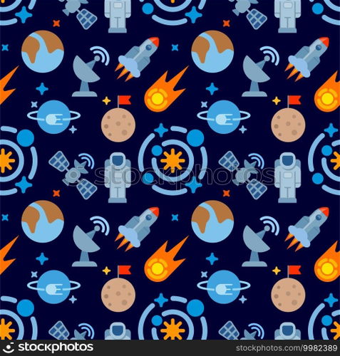 space seamless pattern
