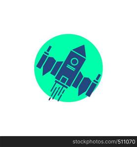 spacecraft, spaceship, ship, space, alien Glyph Icon.. Vector EPS10 Abstract Template background