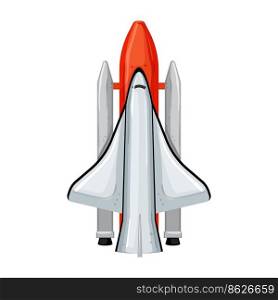 spaceship rocket toy cartoon. spaceship rocket toy sign. isolated symbol vector illustration. spaceship rocket toy cartoon vector illustration