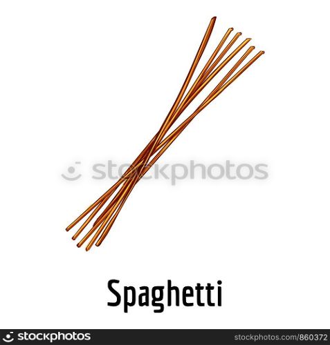 Spaghetti icon. Cartoon of spaghetti vector icon for web design isolated on white background. Spaghetti icon, cartoon style