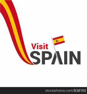 Spain Independence day design card vector