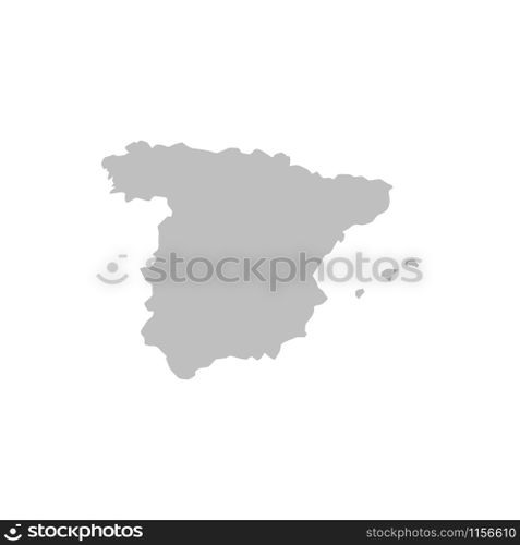 Spain map vector