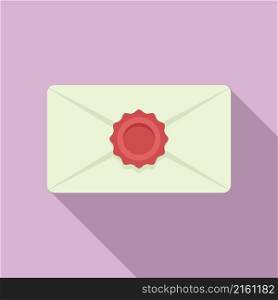 Spam envelope icon flat vector. Mail letter. Email paper. Spam envelope icon flat vector. Mail letter