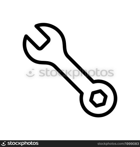 spanner line icon