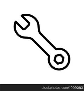 spanner line icon
