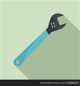 Spanner wrench icon. Flat illustration of spanner wrench vector icon for web design. Spanner wrench icon, flat style