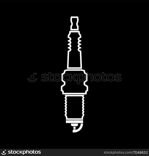 Spark plug icon .