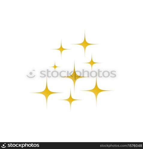 sparkling icon template vector illustration