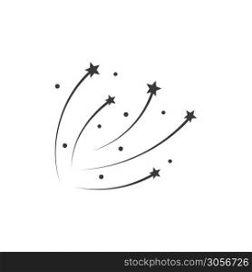Sparkling star icon ilustration vector