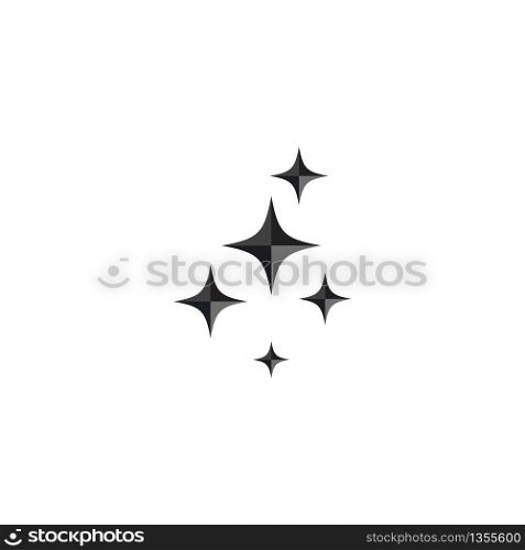 Sparkling star icon vector design