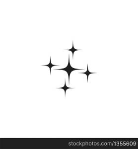 Sparkling star icon vector design
