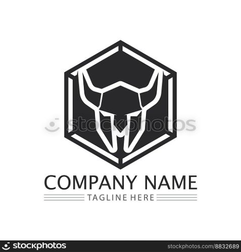 spartan and gladiator logo icon designs vector