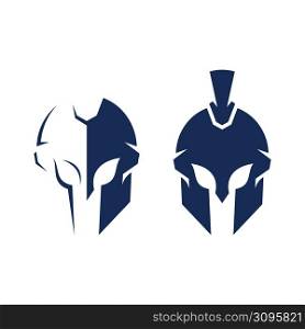 Spartan Helmet Logo design vector. Spartan Logo template