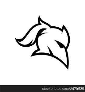 Spartan helmet logo images illustration design