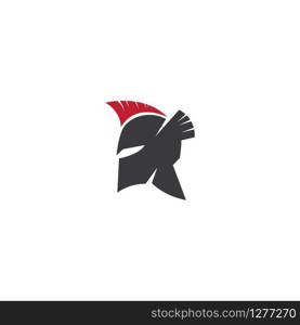 Spartan helmet logo vector design