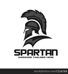 Spartan Logo Design Vector Template, Spartan Helmet Logo Concept, Emblem, Concept Design, Creative Symbol, Icon