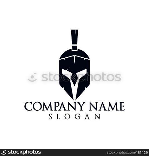 Spartan logo. Old Vintage Antiques Spartan warrior vector design