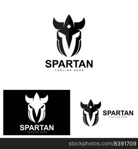 Spartan Logo, War Helmet Suit Vector, Barbarian Armor Icon, Viking, Gym ...