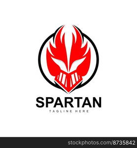 Spartan Logo, War Helmet Suit Vector, Barbarian Armor Icon, Viking, Gym ...