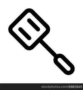 spatula, icon on isolated background,