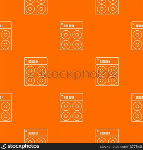 Speaker box pattern vector orange for any web design best. Speaker box pattern vector orange