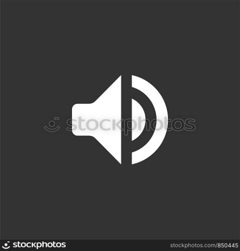 Speaker Icon Logo Template Illustration Design. Vector EPS 10.