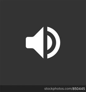 Speaker Icon Logo Template Illustration Design. Vector EPS 10.