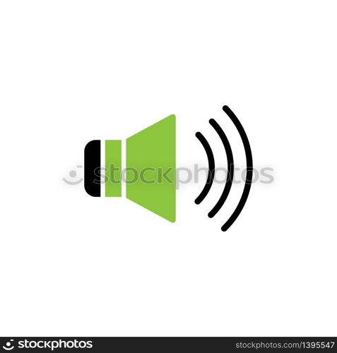 Speaker icon. Vector design template