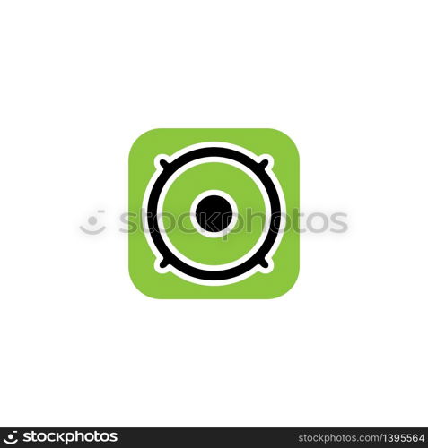 Speaker icon. Vector design template