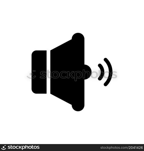 speaker icon vector solid style