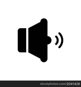 speaker icon vector solid style