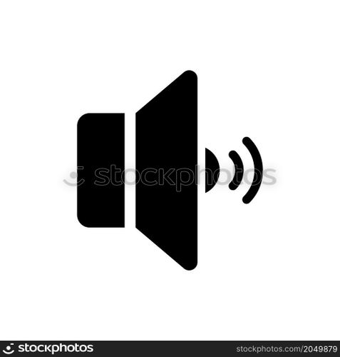 speaker icon vector solid style